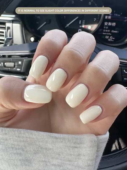 Pale Yellow Gel Nail Polish — Pure Soak-Off No-Wipe UV LED Formula, 15ml