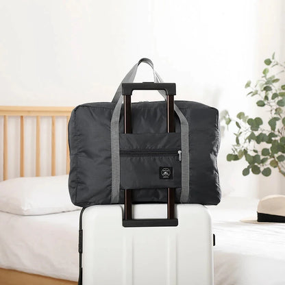 25 L Foldable Travel Duffel Bag with Trolley Sleeve