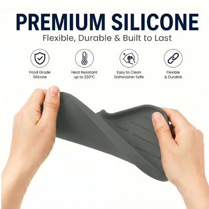 Silicone Sink Storage Tray — Drain Design Sponge & Soap Holder for Kitchen