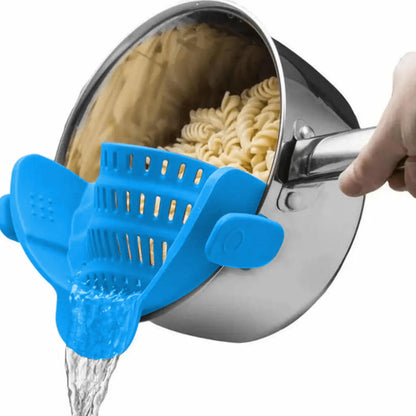 Adjustable Clip-On Pot Strainer — Universal Pasta & Vegetable Strainer for Pots, Pans & Bowls