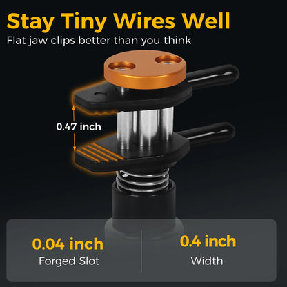 Magnetic Helping Hand Soldering Tool — Third Hand with Flexible Arms & Alligator Clips for Electronics Repair