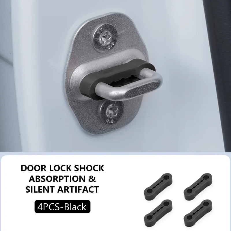 Universal Car Door Shock Absorber — Soundproof Anti-Vibration Cushion Buffer Pad & Damper