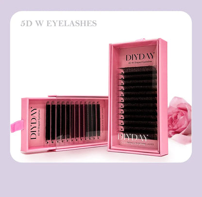 DIYDAY W-Shape Eyelash Extensions — Dramatic Volume & Length at Home