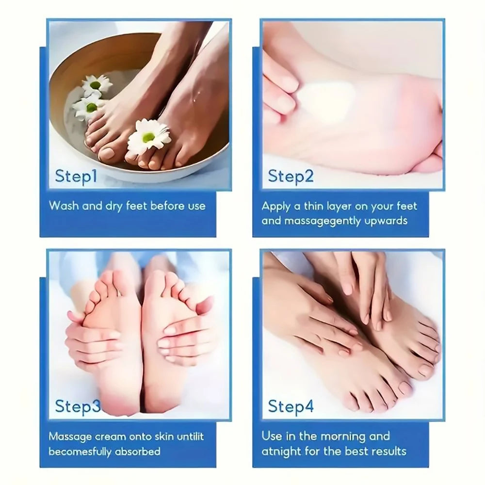 SUYARUN 60% Urea Foot Cream — Intensive Cracked Heel & Dry Skin Treatment, Diabetic Foot Care