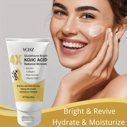 Kojic Acid Brightening Face Cream — Dark Spot Corrector for Men & Women