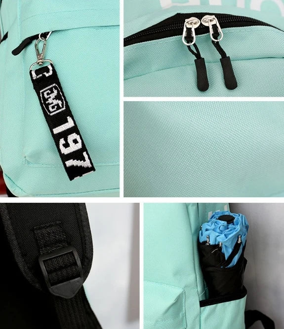Korean Style Large Capacity Fashion Backpack — Trendy School & Travel Bag for Men & Women