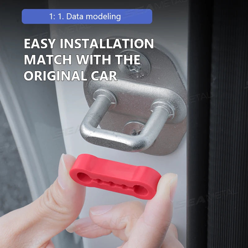 Universal Car Door Shock Absorber — Soundproof Anti-Vibration Cushion Buffer Pad & Damper