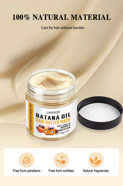 100% Pure Batana Oil — Deep Hair & Scalp Nourishment Treatment
