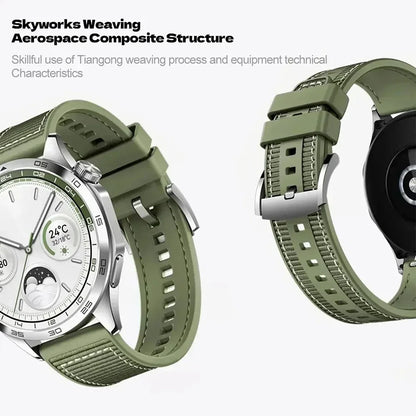 22mm Nylon Sport Watch Band — Compatible with Huawei & Samsung Galaxy Watch