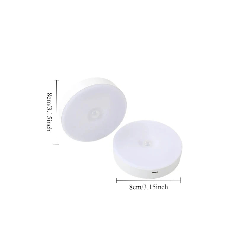 Smart Cabinet Light with Motion Sensor — USB Rechargeable Wireless Magnetic Under-Cabinet LED
