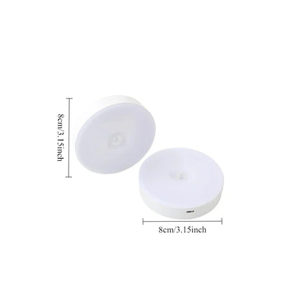 Smart Cabinet Light with Motion Sensor — USB Rechargeable Wireless Magnetic Under-Cabinet LED