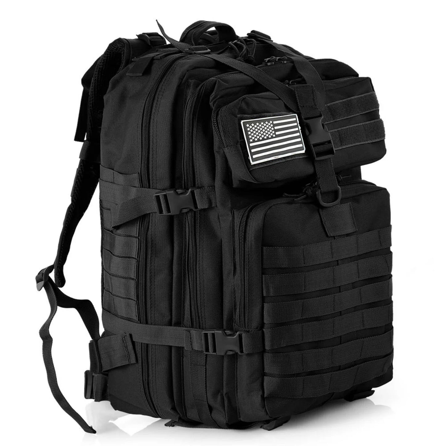 25L/50L Tactical Hiking Backpack — Waterproof Nylon Rucksack for Camping, Trekking, Fishing & Hunting