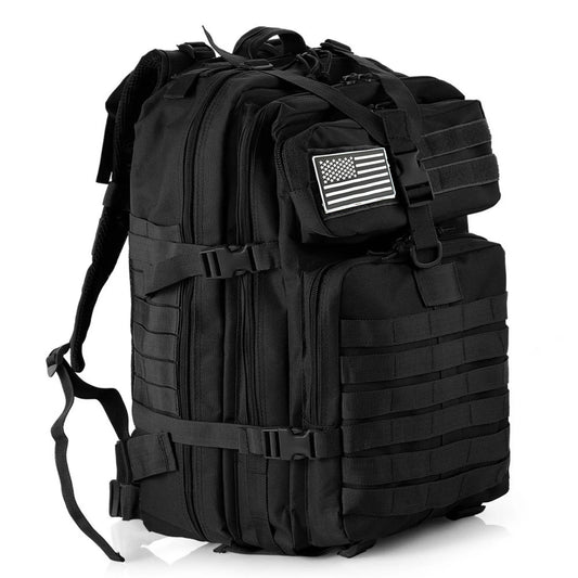 25L/50L Tactical Hiking Backpack — Waterproof Nylon Rucksack for Camping, Trekking, Fishing & Hunting