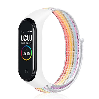 Nylon Sport Strap for Xiaomi Mi Band 3 4 5 6 7 — Soft Adjustable Replacement Wristband