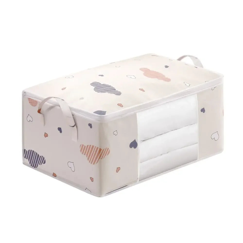 Large Capacity Multi-Purpose Storage Bag with Handles — Dustproof & Moisture-Resistant Non-Woven Fabric