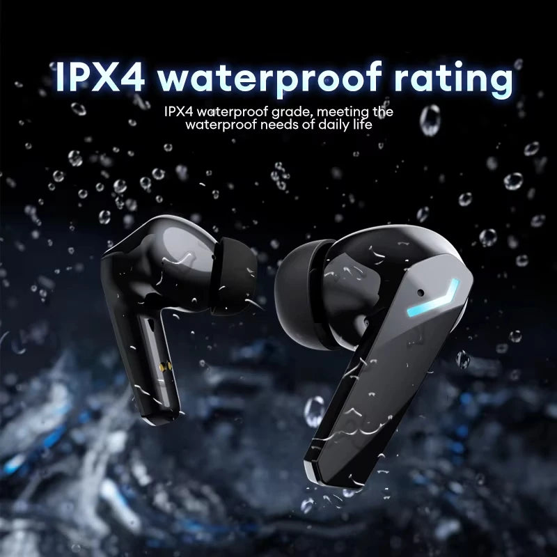 Lenovo XT53 Wireless Earbuds — Bluetooth 5.4, LED Display, Low Latency Gaming & Waterproof Design