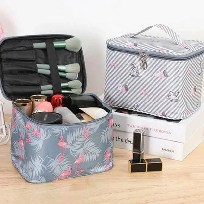 Large Capacity Makeup Bag — Multi-Compartment Home & Travel Organizer