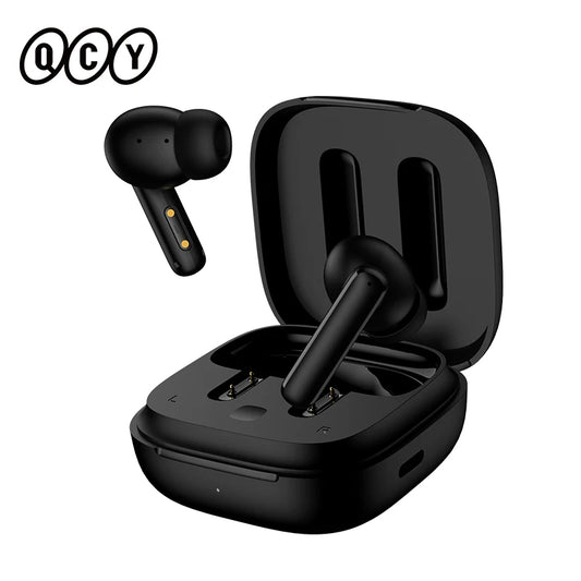 QCY T13 ANC Wireless Earbuds — Bluetooth 5.3, Active Noise Cancellation & 4-Mic ENC for Clear Calls