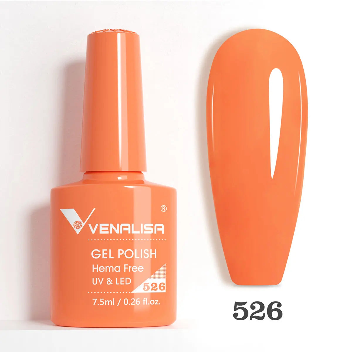 Venalisa HEMA-Free Glitter Gel Nail Polish — Full Coverage UV LED Soak-Off, Jelly Pink & Nude