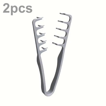 Volumizing Wide-Tooth Hair Styling Comb — Fluffy Texture Curling Tool for All Hair Types