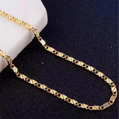 2mm 925 Sterling Silver Chain Necklace – Gold or Silver Finish