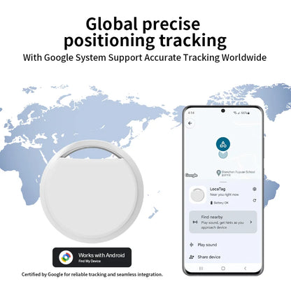 Android Bluetooth Navigation Tracker — Google Find Hub Compatible Key Finder for Samsung, Xiaomi & Pixel