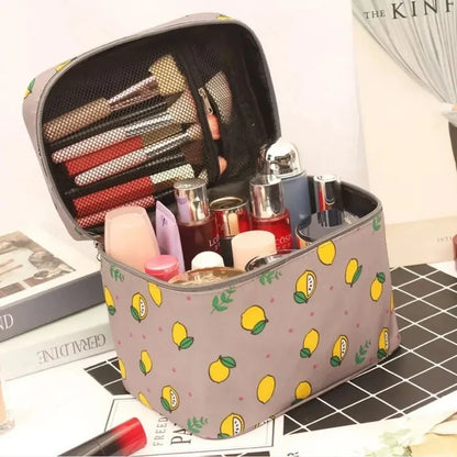 Large Capacity Makeup Bag — Multi-Compartment Home & Travel Organizer