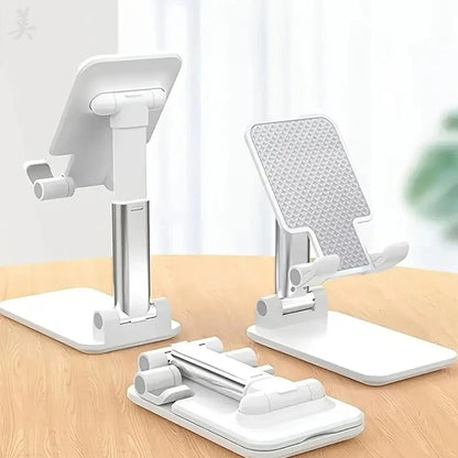 Adjustable Desktop Phone & Tablet Stand — Universal Desk Holder for iPhone, iPad & Xiaomi