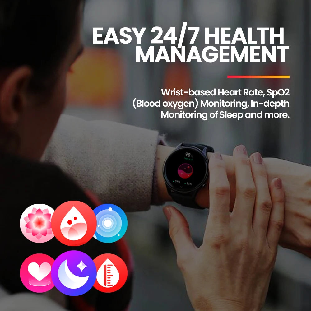 Zeblaze Btalk 3 Plus Smart Watch — Voice Calling, 1.39" HD Display & Fitness Tracking for Men & Women