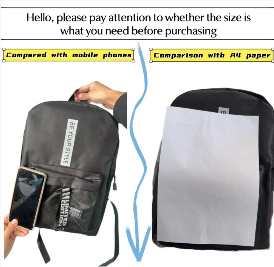 Korean Style Large Capacity Fashion Backpack — Trendy School & Travel Bag for Men & Women