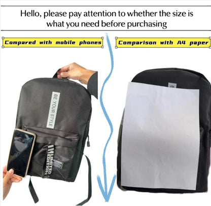Korean Style Large Capacity Fashion Backpack — Trendy School & Travel Bag for Men & Women