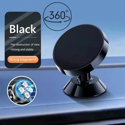 Magnetic Car Phone Holder — Universal Dashboard Mount for iPhone, Samsung, Xiaomi & Huawei