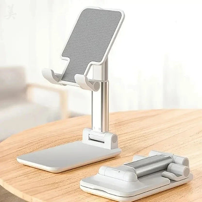 Adjustable Desktop Phone & Tablet Stand — Universal Desk Holder for iPhone, iPad & Xiaomi