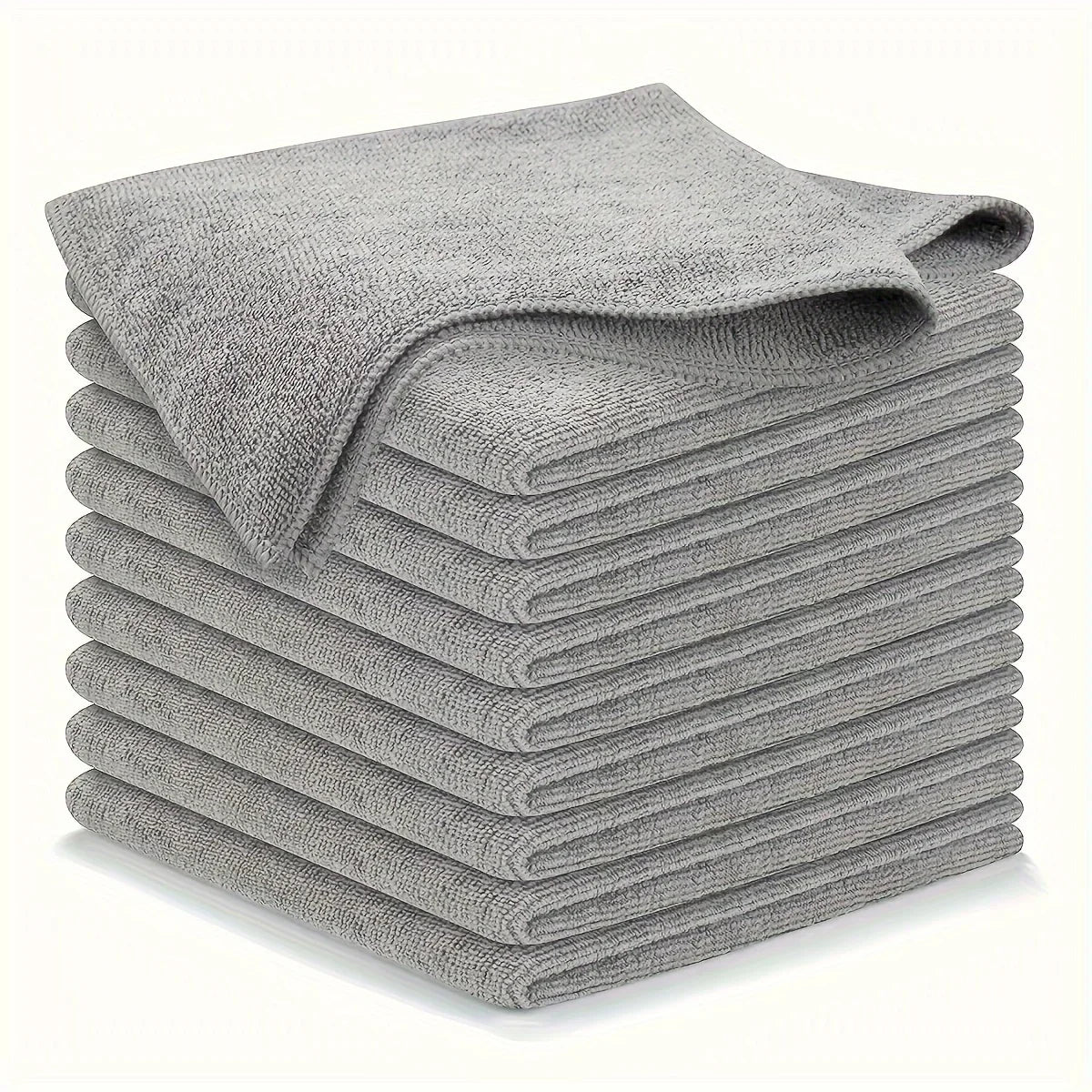 Microfiber Kitchen Cleaning Cloths — Ultra-Fine Fiber Absorbent & Stain-Removing Towels (5, 10 or 20 Pack)