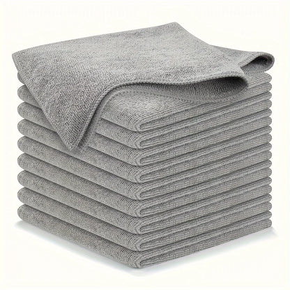 Microfiber Kitchen Cleaning Cloths — Ultra-Fine Fiber Absorbent & Stain-Removing Towels (5, 10 or 20 Pack)