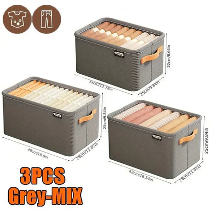 Non-Woven Wardrobe Clothes Organizer – M, L & XL