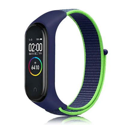 Nylon Sport Strap for Xiaomi Mi Band 3 4 5 6 7 — Soft Adjustable Replacement Wristband