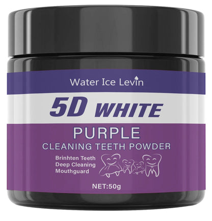 Purple Tooth Whitening Powder — Whiter Teeth in 5 Days, Sulfate-Free