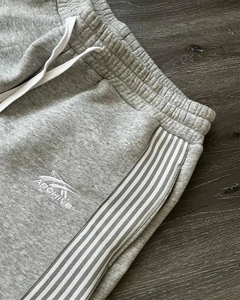 Camo Tactical Jogger Sweatpants — Y2K Embroidered Cargo Pants for Men & Women
