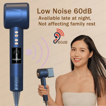 Super Leafless Negative Ion Hair Dryer — 220V Personal Hair Care & Styling Tool with Constant Anion Technology