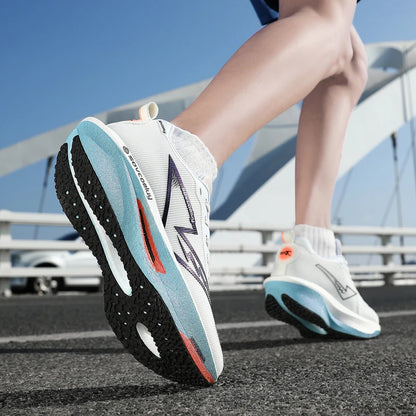 Carbon Board Marathon Running Sneakers — Breathable Lightweight Athletic Shoes for Men & Women