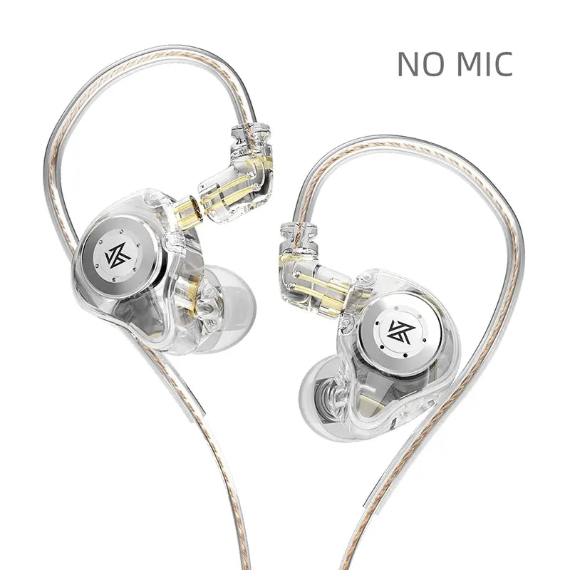 KZ EDX PRO Dynamic HIFI Earphones — Bass Earbuds In-Ear Monitor with Noise Cancelling & Mic