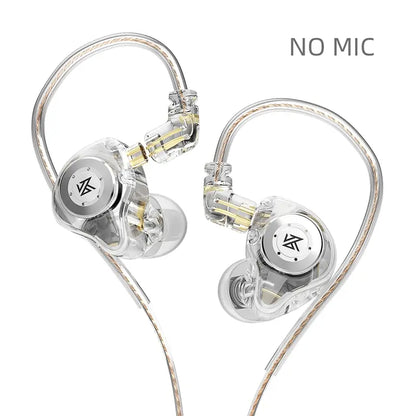 KZ EDX PRO Dynamic HIFI Earphones — Bass Earbuds In-Ear Monitor with Noise Cancelling & Mic