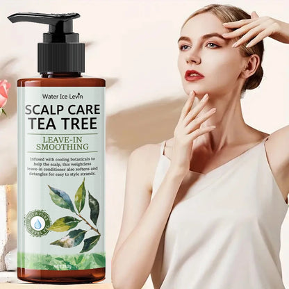 Tea Tree Super Fluffy Moisturizing Conditioner — Fresh & Smooth Dry Hair Care with Long-Lasting Fragrance (250g)