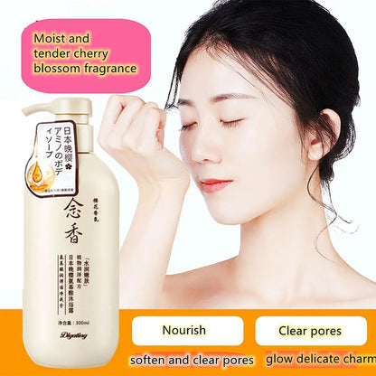 Amino Acid Japanese Evening Shampoo & Conditioner — 300ml Fragrant Hair Care for Soft, Healthy Hair