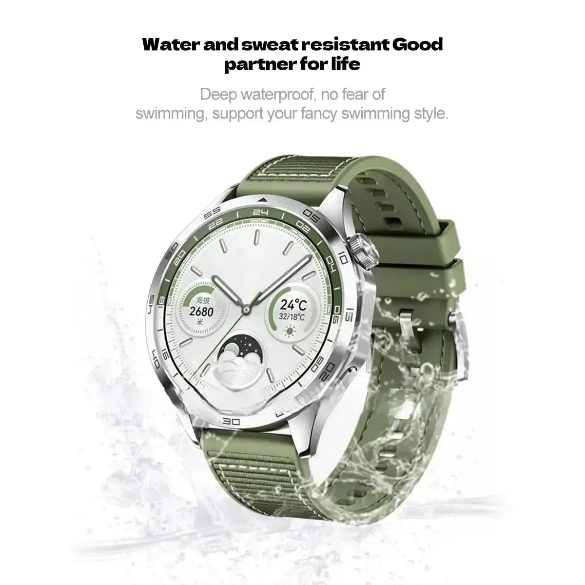 22mm Nylon Sport Watch Band — Compatible with Huawei & Samsung Galaxy Watch