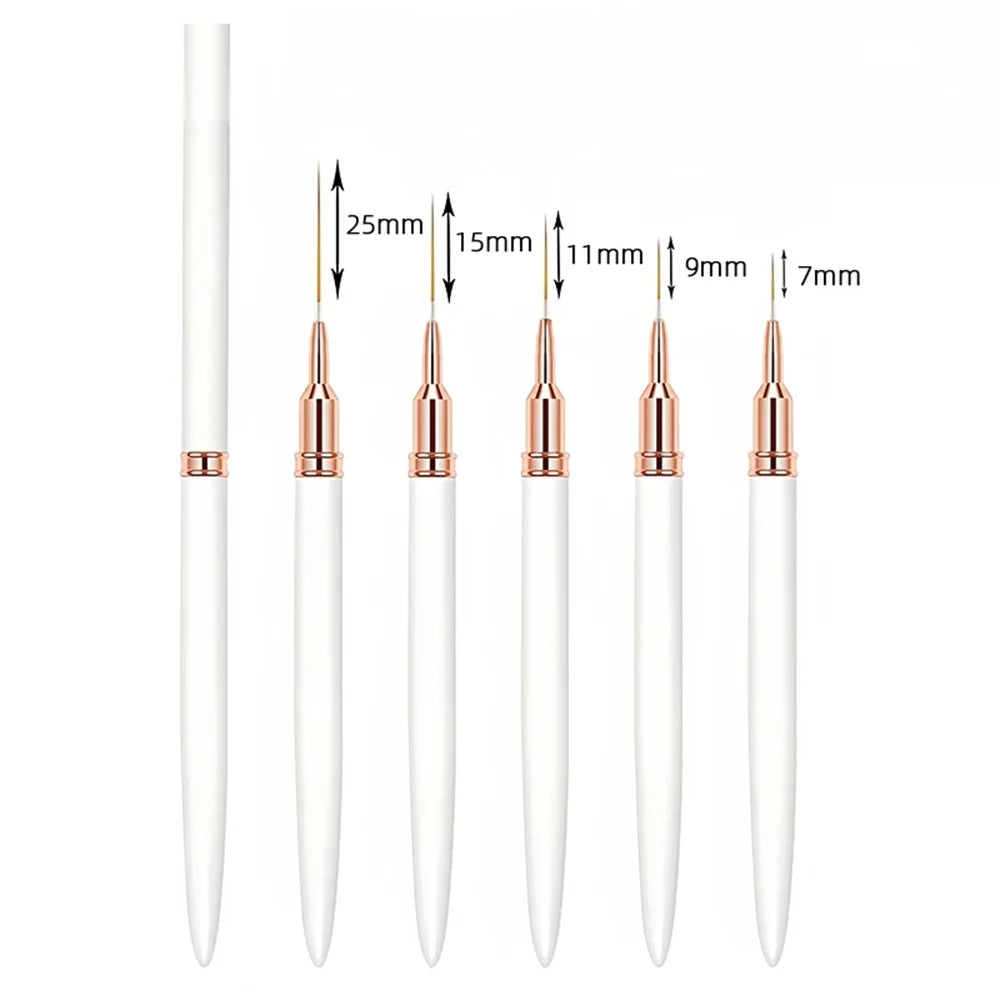 Nail Art Liner Brush Set – Four Colour Options