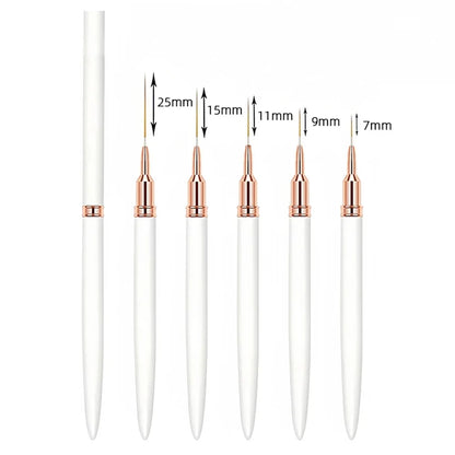 Nail Art Liner Brush Set – Four Colour Options