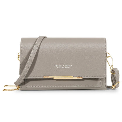 Women's Korean Multi-Card Wallet — Large Capacity Casual Shoulder Bag & Mobile Phone Purse