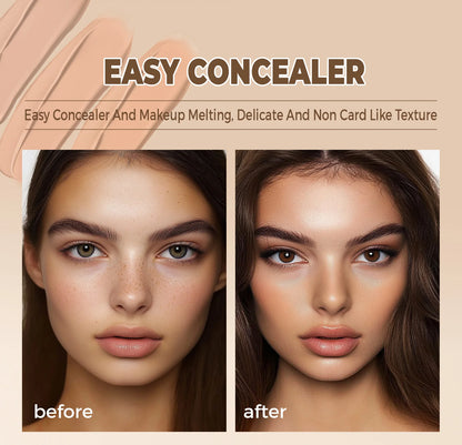 Waterproof Full Coverage Concealer — Covers Tattoos, Scars & Dark Spots